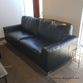 Leather Sofa Couch and Loveseat Set